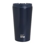 Blue Black Matte Coffee Thermos 370ml