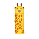Κασετίνα/Μολυβοθήκη Σιλικόνης 2 σε 1 Giraffe