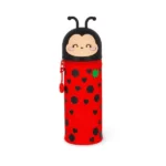 Κασετίνα/Μολυβοθήκη Σιλικόνης 2 σε 1 Ladybug