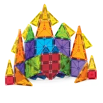 MAGNA-TILES Combo 46 Τεμάχια – Μαγνητικά Πλακίδια STEM Κλασσικά & microMAGS - Image 2