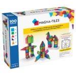 MAGNA-TILES Clear Colors 100 Τεμάχια – Μαγνητικά Πλακίδια STEM - Image 2