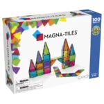 MAGNA-TILES Clear Colors 100 Τεμάχια – Μαγνητικά Πλακίδια STEM
