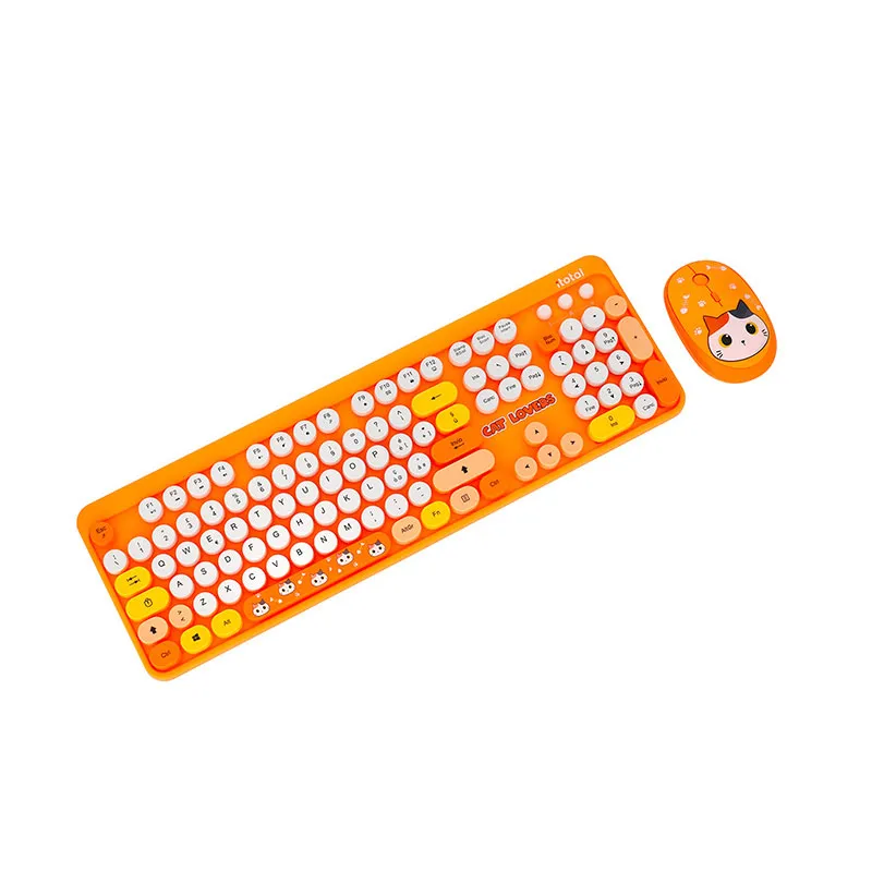 Σετ Πληκτρολόγιο+ Ποντίκι Orange Cat - Image 2