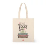 Cotton Tote Bag - Book Lovers