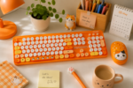 Σετ Πληκτρολόγιο+ Ποντίκι Orange Cat