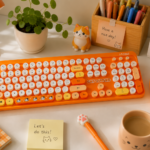 Σετ Πληκτρολόγιο+ Ποντίκι Orange Cat