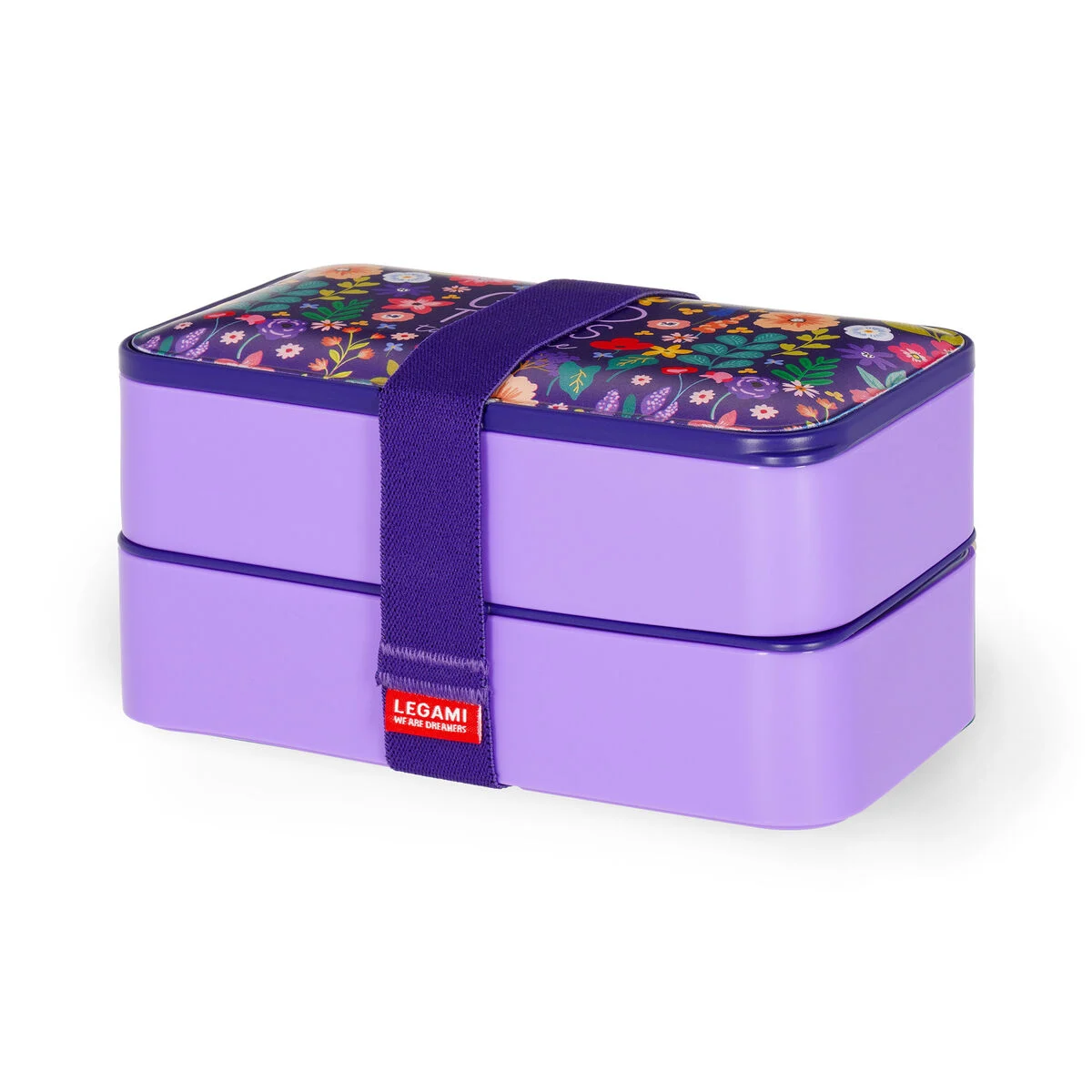 LBD0004_1 Lunch Box 1200 ml - Flowers - Image 1